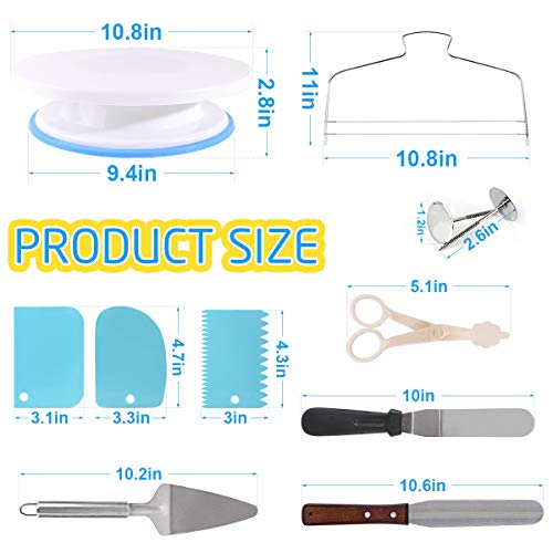 image for TOPNEW 114 Pieces Cake Decorating Supplies Kit for Beginners, Cupcake 