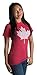 Ann Arbor T-shirt Co. Unisex Adult Canada Pride | Vintage Style, Retro-Feel Canadian Maple Leaf, XL Heather Red