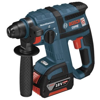 Factory-Reconditioned Bosch RHH181-01-RT 18V Cordless Lithium-Ion 3/4 in. SDS-Plus Rotary Hammer with FatPack Batteries