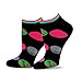 TeeHee Women's Golf Socks No Show Socks 6-Pairs Assorted (Golf Ball Dot)