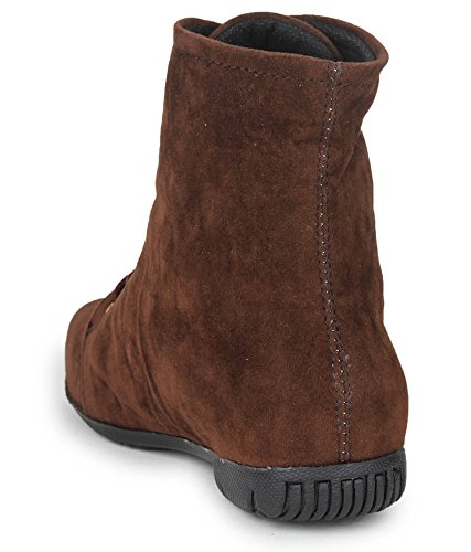 meriggiare women fabric brown boots