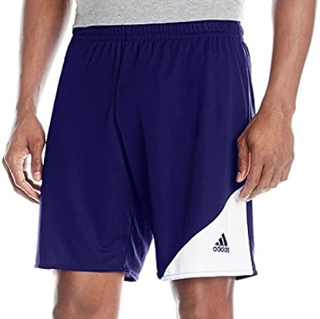 purple adidas soccer shorts