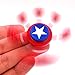 Marvel Heroes - Metal Fidget Spinner Toy Helps Focusing, Stress Reducer/Relief Perfect For Boredom EDC ADD Anxiety and Autism for Adult & Children, High Speed and Quiet Bearing (Captain America)