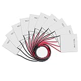 diymore 10pcs TEC1-12706 12V 60W 6A 40MMX40MM Heatsink Thermoelectric Cooler Cooling Peltier Plate Module