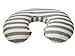 Maternity Breastfeeding Pillow Cover by Danha-Newborn Baby Feeding Cushion Case-Cute Donut Shape Wedge Pillow-Best Infant Support-for New Moms-Grey White Stripe Prints Slipcover-Breathable Soft Fabric