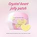CELDERMA Crystal Hydrogel Sheet Mask Pack - Premium Mask and Patch Set for Hydrating, Moisturizing, Nutrition, Brightening, and Anti-Wrinkle Benefits (4 Sheets, 2 x 3 Patches)