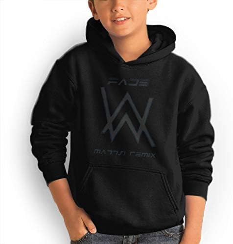 AOOIUU Alan Walker Youth Teen Pullover Hooded Pocket Sweater for Boys and Girls