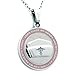 Rush Industries Nurse's Prayer Necklace with Pink Border Nurse's Pendant with 18 Inch Chain - Nurses Necklace and Gifts