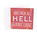 Hallmark Studio Ink Birthday Card (Hell Broke Loose) (0299RZJ5023)