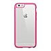 LUVVITT [ClearView] Hybrid Scratch Resistant Back Cover with Shock Absorbing Bumper designed for Apple iPhone 6/6s (4.7) - Neon Pink