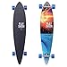 Playshion 48 Inch Dancing Longboard Cruising Freestyle Longboards Note
