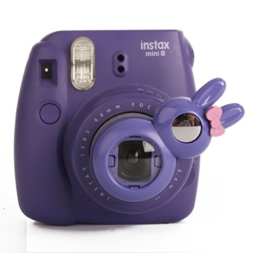 [Fujifilm Instax Close up Lens]â€”Woodmin Rabbit-style Selfie Lens for Fuji Instant Mini 8/8 Plus/7s Camera (Purple)