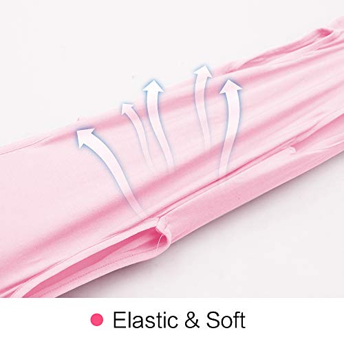 Cat Professional Recovery Suit for Abdominal Wounds or Skin Diseases, E-Collar Alternative for Cats and Dogs, After Surgery Wear, Pajama Suit (M, Pink 2pcs)
