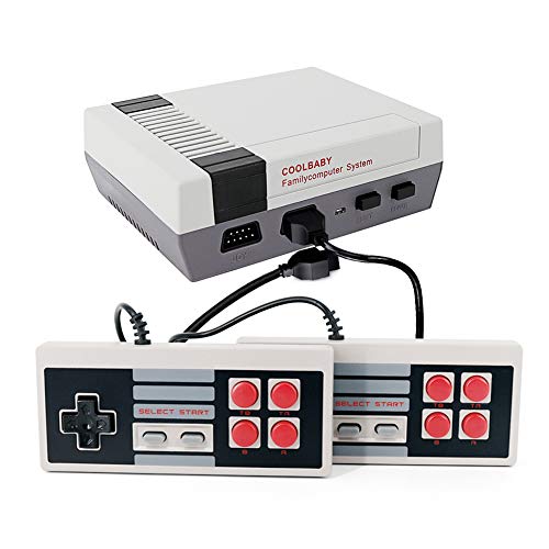 Beyondsky Classic Game Console Built-in 620 TV Video Games - Retro Family Mini Game Console with 8-bi,AV Output and Dual Control Controllers, Plug and Play, Bring Back Happy Childhood Memories - Thumbnail 7