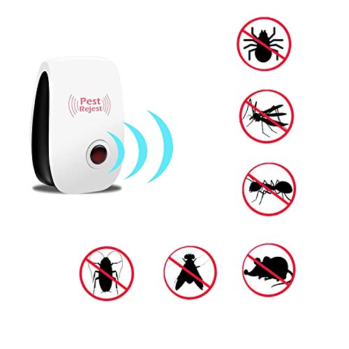 New Version Pest Repeller Plug in - Pest Control Ultrasonic Repellent - Pest Reject - Get Rid of Mosquitos, Insects, Rats, Mice, Roache