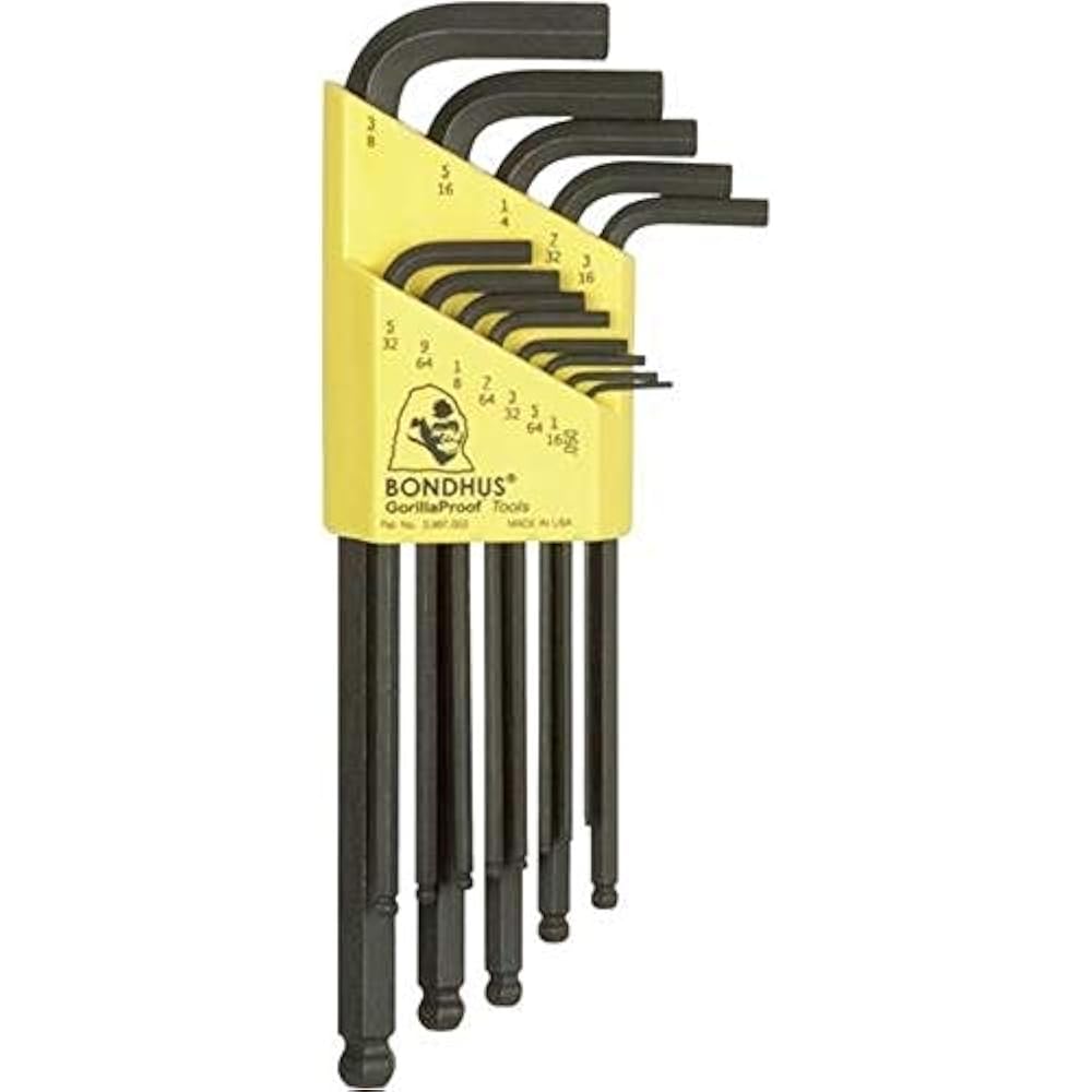10937 Set 13 Balldriver Lwrenches, Sizes .0503/8Inch Allen Wrench eBay