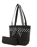 Belvah Quilted Solid 2pc. Lunch Tote Bag - Choice of Colors