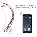 Bluenin Bluetooth Headphones Hi-Fi Stereo Neckband Wireless Headset Retractable Earbuds with Mic(16 Hours Play Time, Bluetooth 4.1, Sweatproof)-2017 Upgraded Version (Rose Gold)