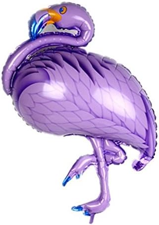 30'' Pet Balloons Huge Purple Flamingo Mylar Aluminum Film Balloon Walking Animal Pets Balloons for Birthday Party Decor Kids Gift B005PR