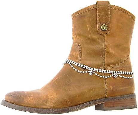 3 Lane Crystal Boot Chain 13"