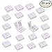 TronicsPros 20pcs 2 Pin Flex LED Tape Connector, Gapless LED Strip to Strip Connector Solderless Snap Down Clasp Adapter for 10mm Wide SMD 5050 5630 Flexible LED Strip Light LED Ribbon LED Rope Light