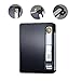 KAKAKA 2PCS Cigarette Case/Cigarette Holder/Cigarette Box with Electric Lighter Rechargeable, Flameless, Windproof (Black)