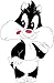 Large Baby Sylvester Looney Tunes Wall Decal Kids Room 17