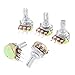uxcell 5 Pcs B100K 100K ohm Single Linear Taper Ratory Potentiometers