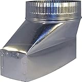 Speedi-Products SM-RH3106 SB 3.25-Inch W by 10-Inch Length to 6-Inch Stack Range Hood Straight Boot