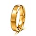 Areke 6mm Titanium Mens Wedding Band Rings,Women Matte Polished Engagement Finger Ring Size 6-14 Set of 3