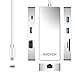 USB-C Digital AV Multi-Port Adapter, AVOTCH USB C Hub,3.1 Type C Hub with Power Delivery for Charging, HDMI VGA Dual Screen Display Output, Card Reader, 2 USB 3.0 Ports and Gigabit Ethernet Adapter