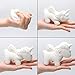 WATINC 22 Pcs DIY Animals Squishies, Including Unicorn Donut + Horse + Random 20 Pcs White Mini Creamy Slow Rising Kawaii Soft Food Squishy Keychains, Phone Straps, Bonus Random Emoji Stickers for Kid