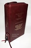 ENGLISH-RUSSIAN Parallel BIBLE w/Zipper (KJV-Synodal Translation), Burgundy