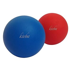 Kieba Massage Lacrosse Balls for Myofascial Release, Trigger Point Therapy, Muscle Knots, and Yoga Therapy. Set of 2…