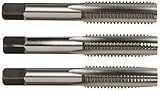 Alfa Tools CSHTS70533 1/4-28 Carbon Steel Hand Tap Set Taper/Plug/Bottom