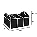 TRADERPLUS Trunk Cargo Organizer Heavy Duty Folding Caddy Storage Collapse Bag Bin for Auto Car Truck SUV