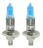 WerFamily H1 High Performance Super White Xenon Halogen Headlight Fog Light Bulb 100W 6000K (Pack of 2)