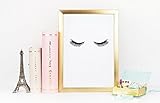 Minimalist Poster "Eye Lashes", Makeup Print, Fashion Print, Wall Decor, Minimal Art, Fashion Wall Art, Fashion Poster, Bedroom Print.