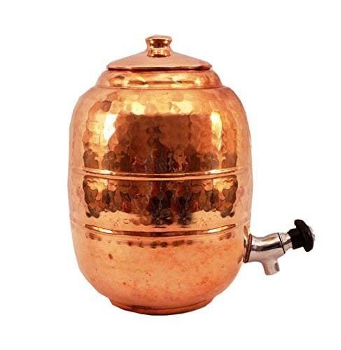 Handmade pure copper water dispenser, storage pot tank | 219 ounc…