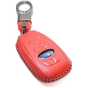 Subaru Key Fob Cover QBUC For With Leather Keychain,fit For