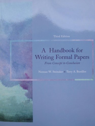 Formal handbook papers writing picture