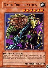 Yu-Gi-Oh! - Dark Driceratops (IOC-073) - Invasion of Chaos - 1st Edition - Rare