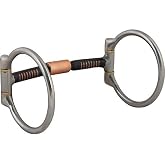 Aime Imports Western SS Mullen Copper Roller D-Ring Bit