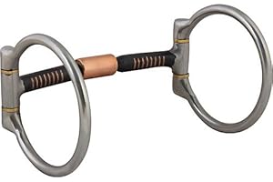 Western SS Mullen Copper Roller D-Ring Bit