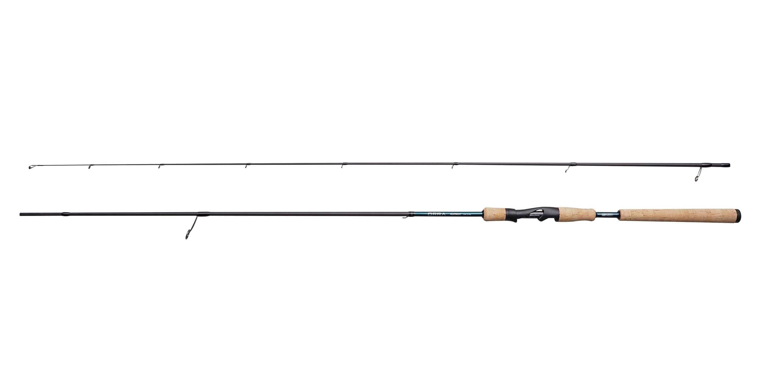 Abu Garcia Spinning Rod, ORRA Seatrout Fishing Rods, Sea Fishing, Saltwater fish Angler, Sea Trout, Medium Light, Moderate Fast, 2.74m, 7-22 g, Black