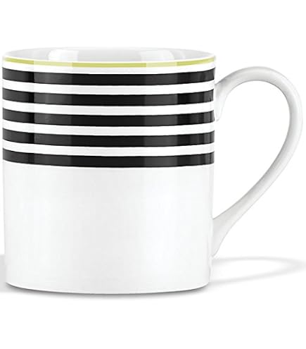 Amazon.com | Kate Spade New York SIMPLY SPARK MUG, White: Coffee Cups & Mugs