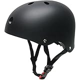 Bicycle Cycling Street Kids Safety Black Bike Helmets Protective Gear for Toddler Child Children，Outdoor Sports Satety Firm Kids Helmet for Boys Girls Student Pupil Age 3-5 6-8