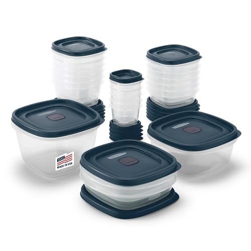 Rubbermaid EasyFindLids 1, 42-teilig, Special-Edition Insignia blau