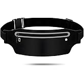 CONSSS Ultrathin Running Belts For Women Men,Sweat Absorbing Waterproof Fanny Pack Phone Holder, Adjustable Elastic Fitness Bag Suitable For Hiking, Running, Traveling, Yoga,Festivals