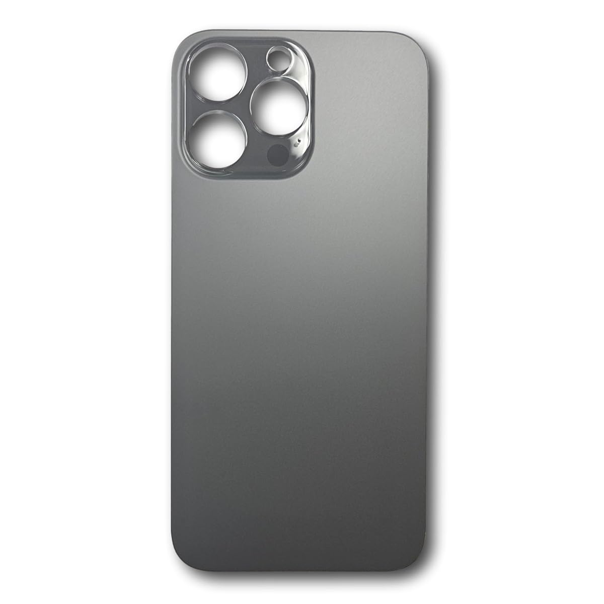 Smartex® Back Cover Glass Rear Housing Replacement compatibile with iPhone 14 Pro Max | NO LOGO (Black)